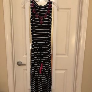 Talbots Navy Maxi Dress Petite P